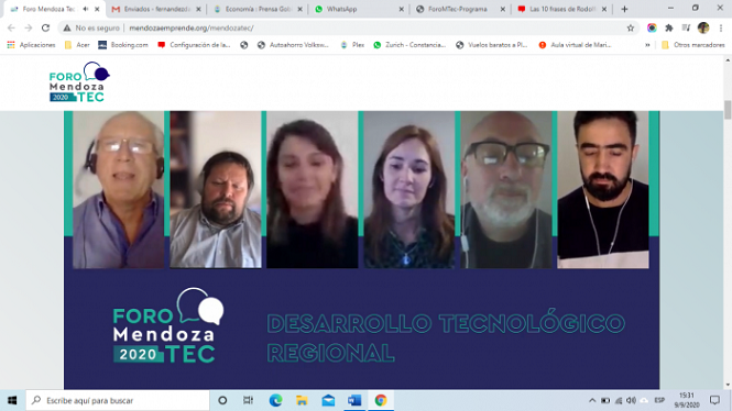 Foro Mendoza TEC 2020: comenzó con gran participación de emprendedores y pymes del Sur