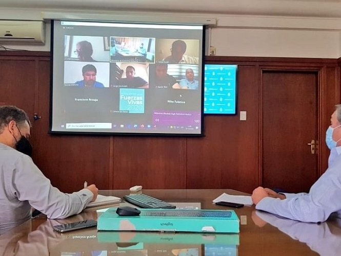 Vaquié se reunió con autoridades de la Cámara de Comercio, Industria y Agropecuaria de San Rafael