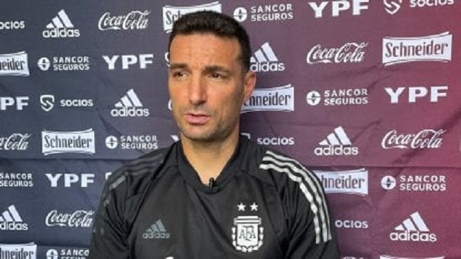 Scaloni: “Messi está en condiciones físicas y será titular”