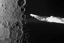 Fotografías de primer plano del polo norte de Mercurio